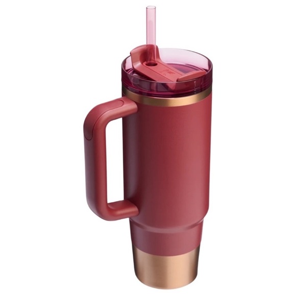 🎉LAST PIECE🎉Stanley 30oz. Quencher H2.0 FlowState Tumbler Glided Pomegranate - Picture 6 of 11